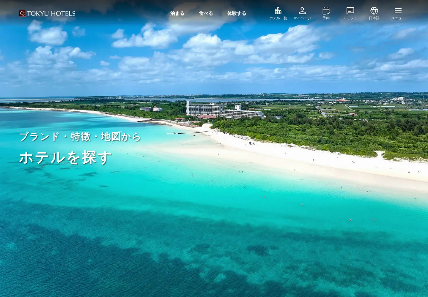 Screenshot of tokyuhotels.co.jp