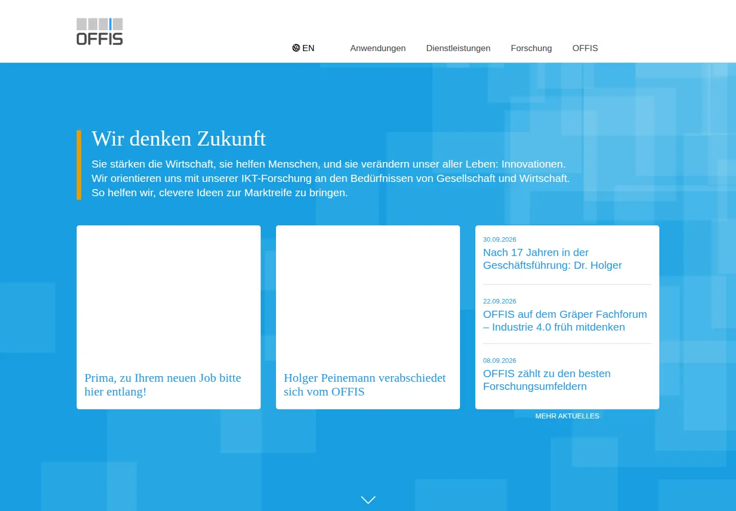 Screenshot of offis.de