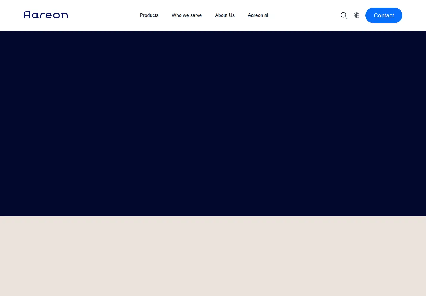 Screenshot of aareon.com