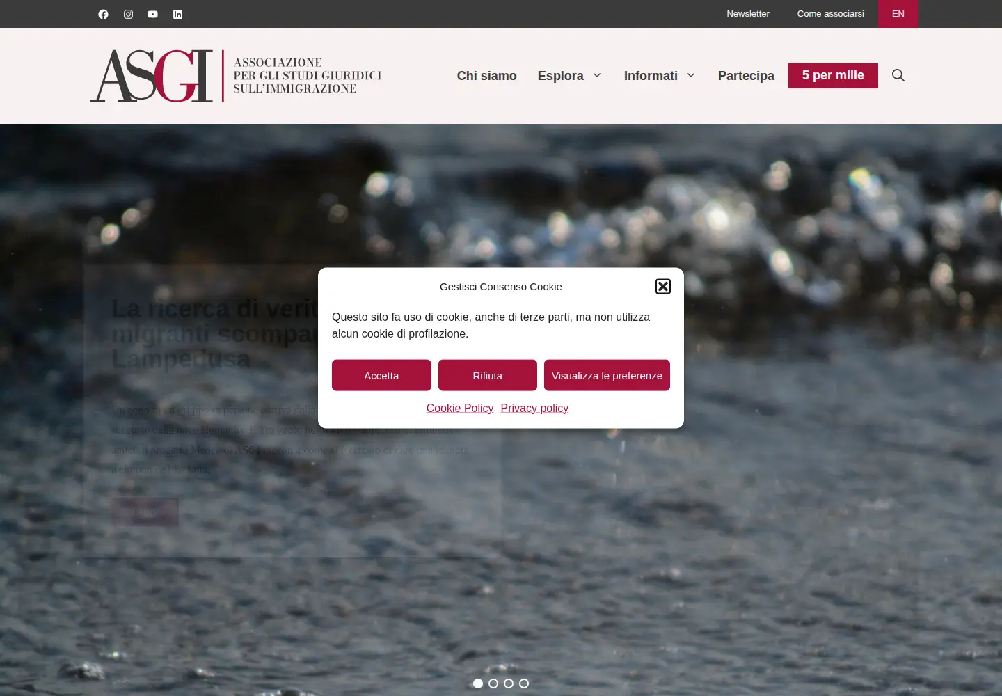 Screenshot of asgi.it