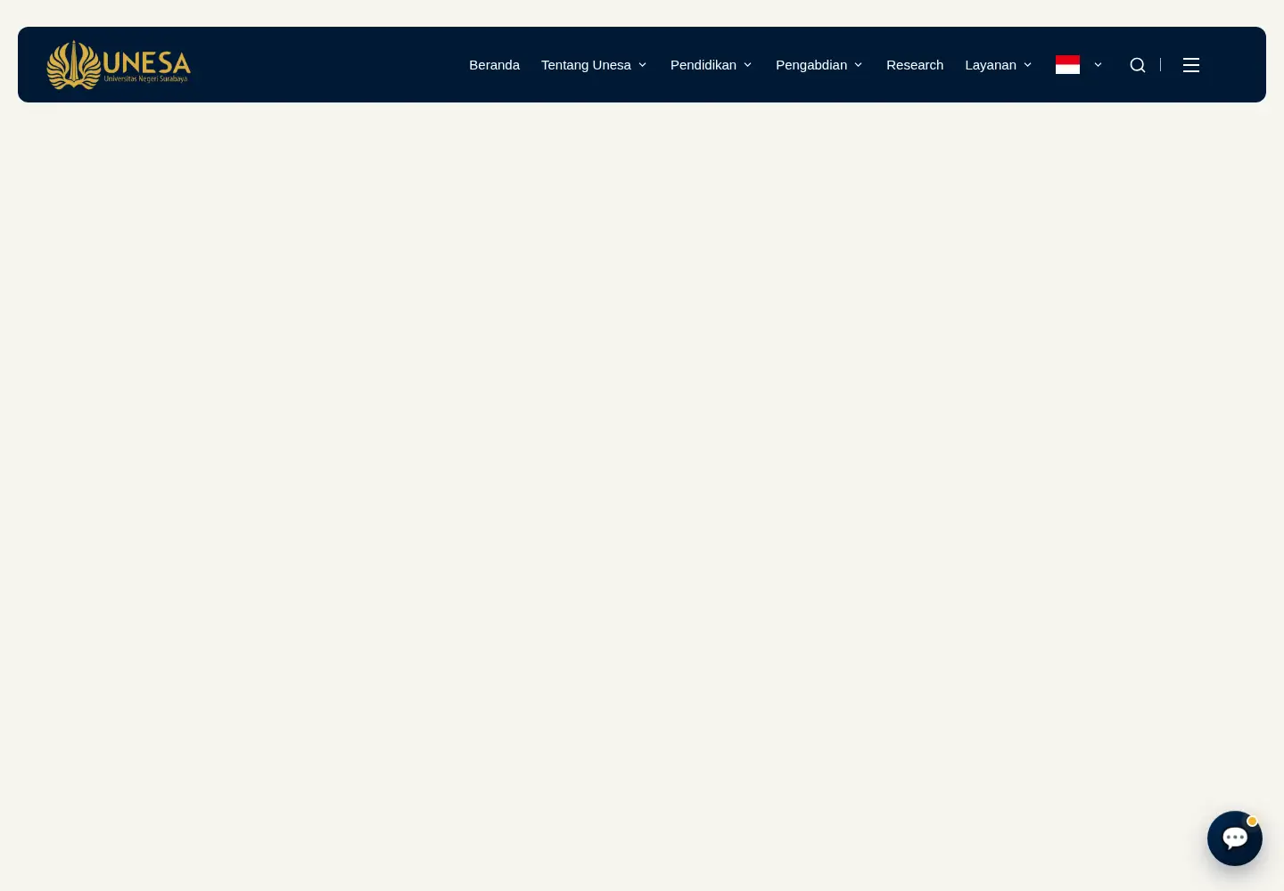 Screenshot of unesa.ac.id