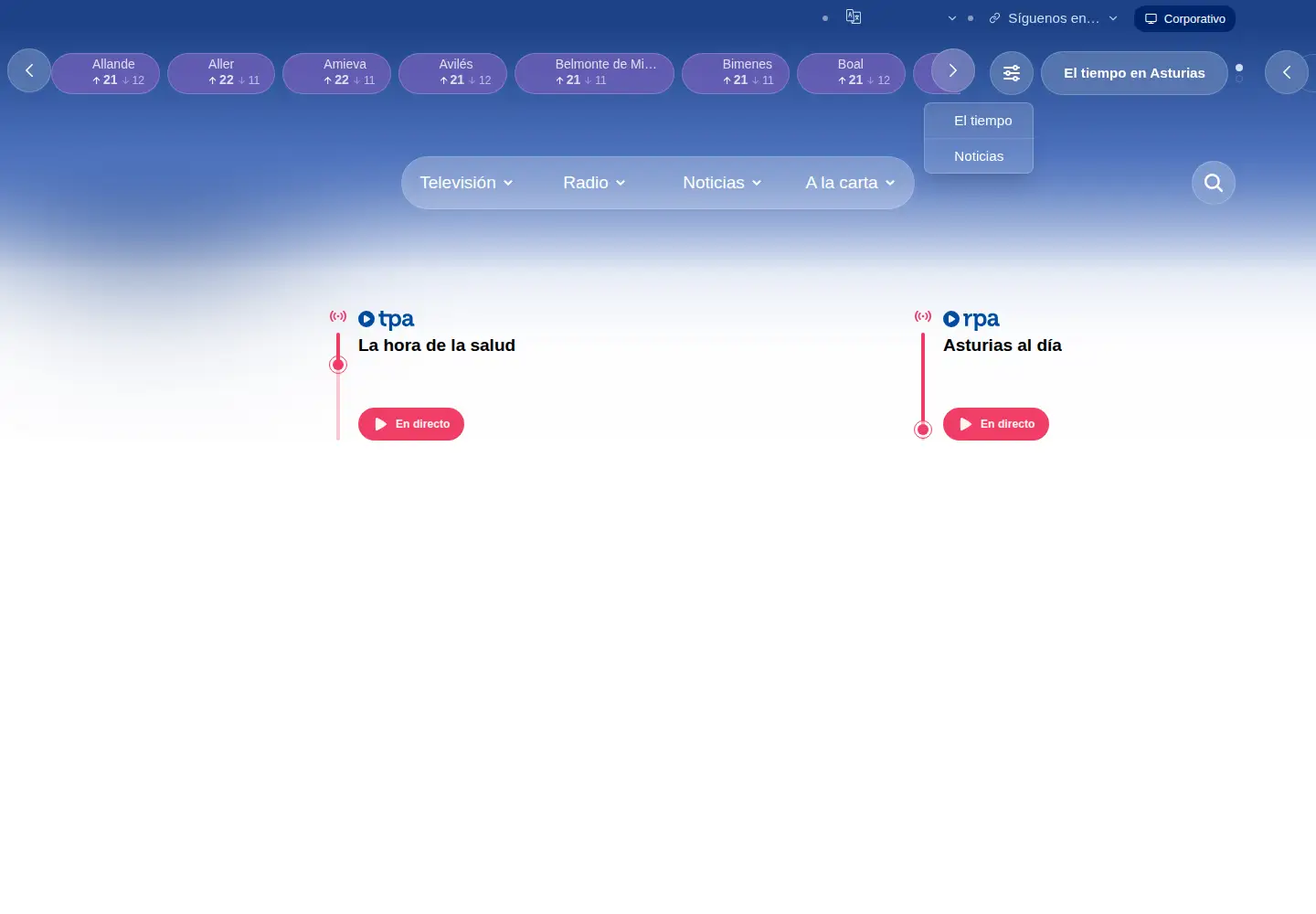 Screenshot of rtpa.es