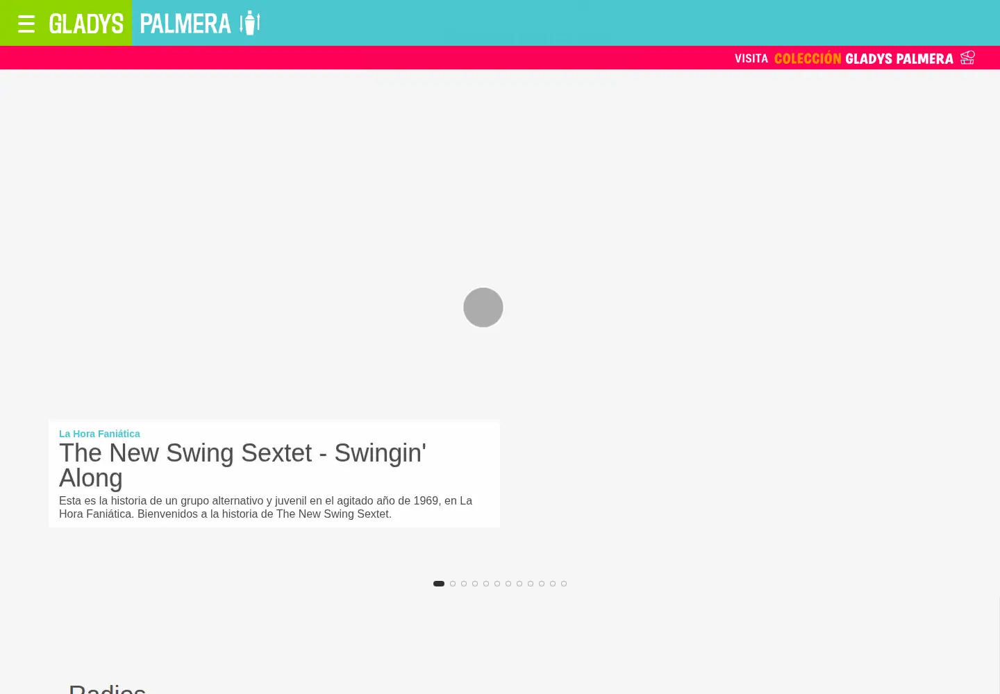 Screenshot of gladyspalmera.com