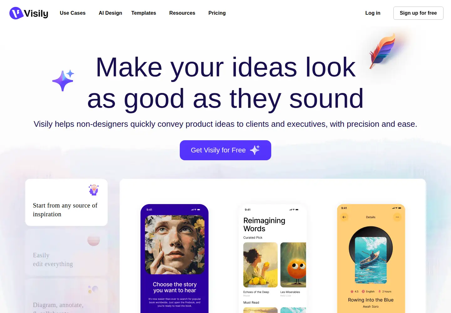 Screenshot of visily.ai