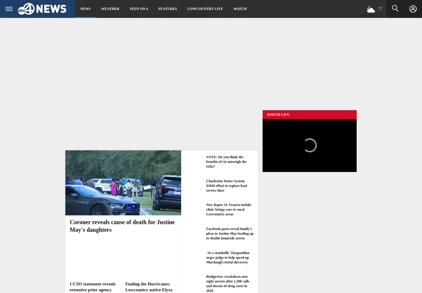 Screenshot of abcnews4.com
