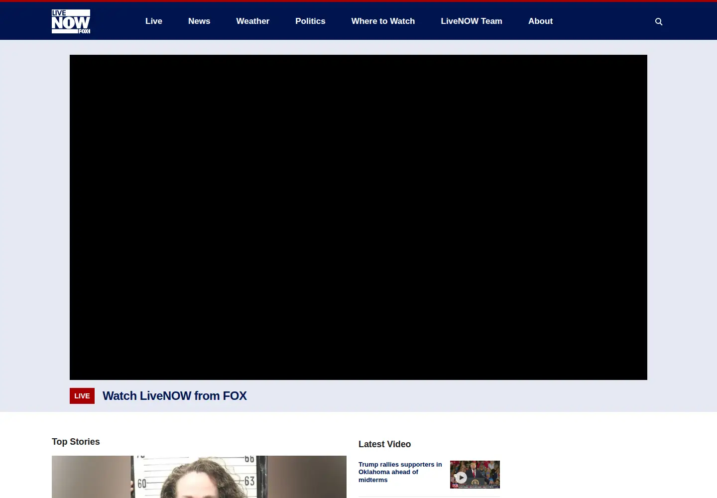 Screenshot of livenowfox.com