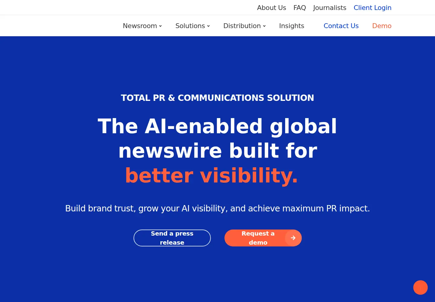 Screenshot of media-outreach.com