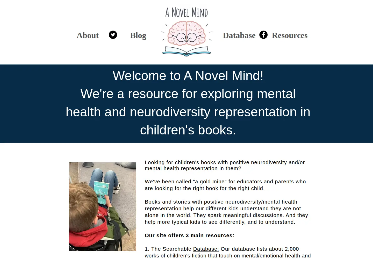 Screenshot of anovelmind.com