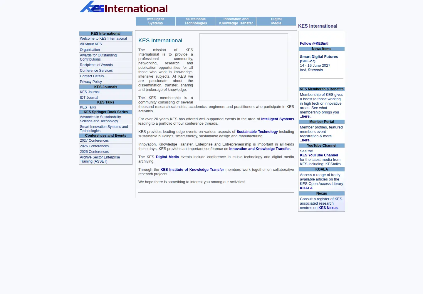 Screenshot of kesinternational.org