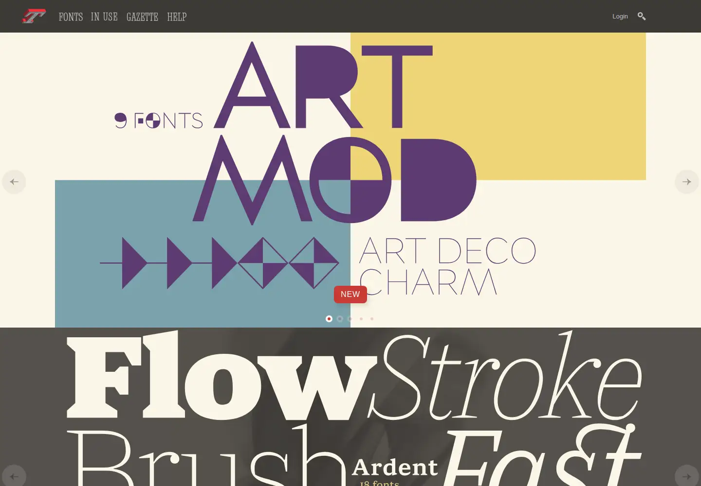 Screenshot of typofonderie.com