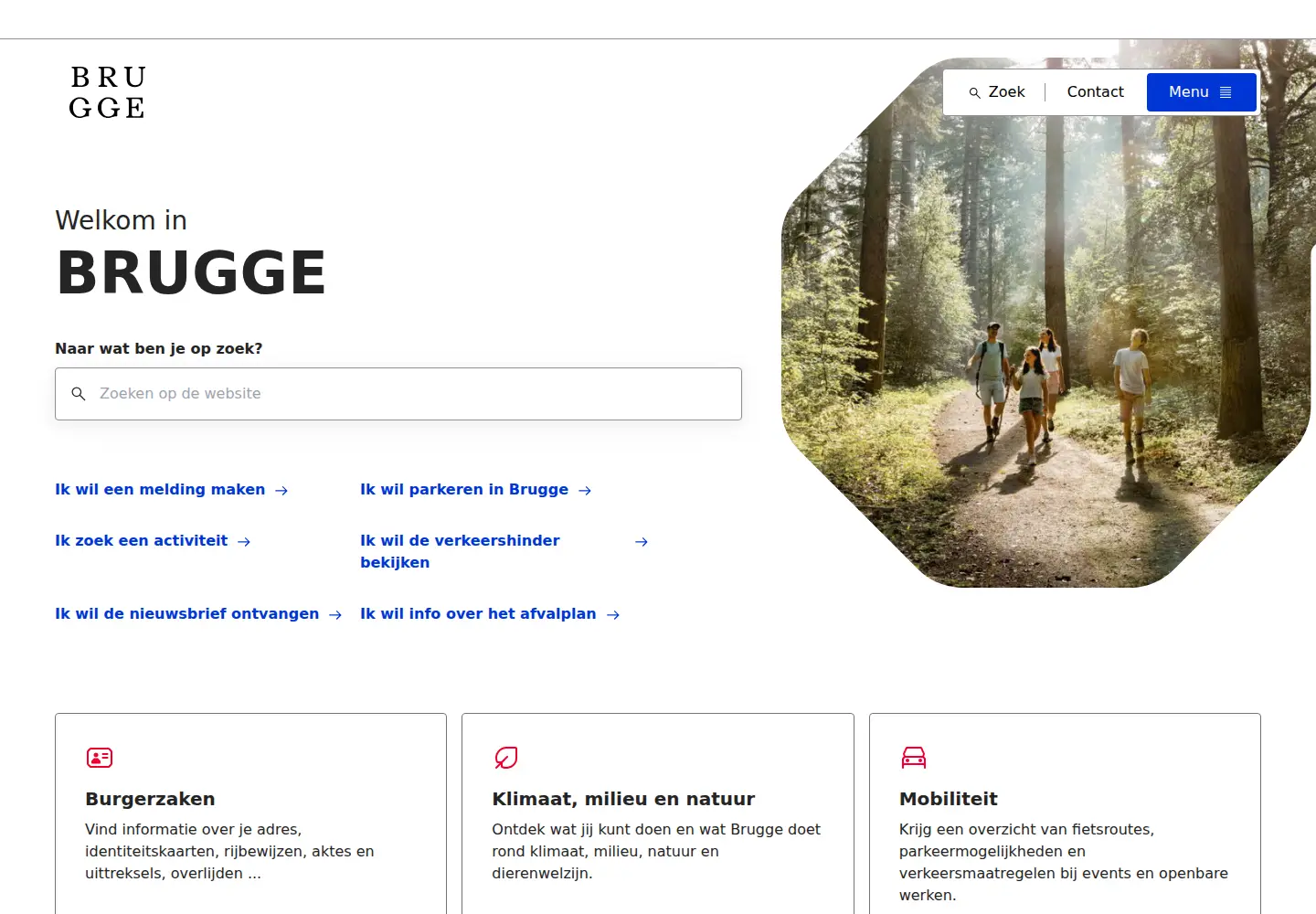 Screenshot of brugge.be