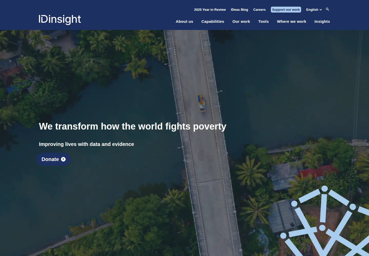 Screenshot of idinsight.org