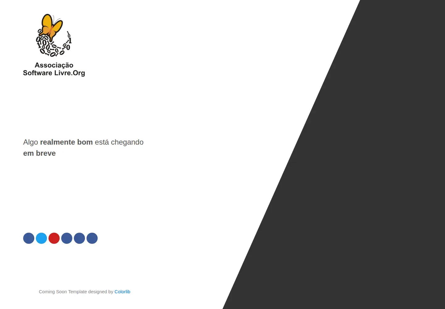 Screenshot of softwarelivre.org