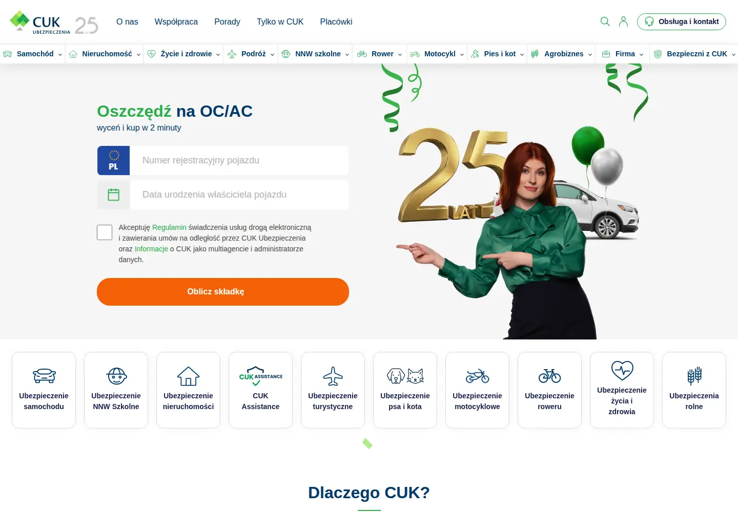 Screenshot of cuk.pl