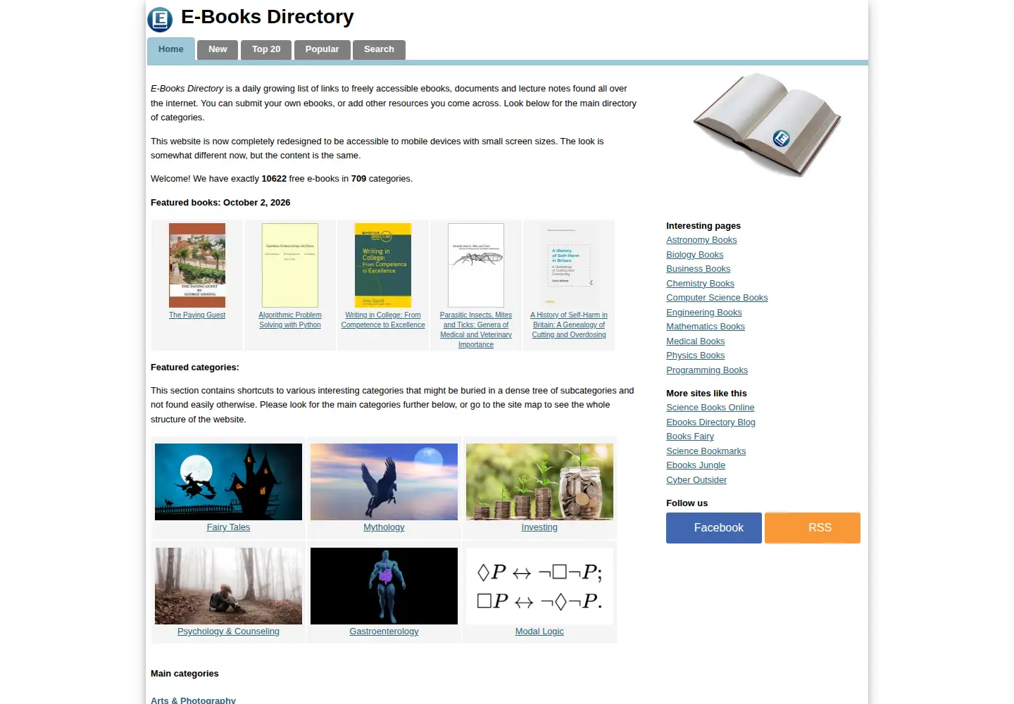 Screenshot of e-booksdirectory.com