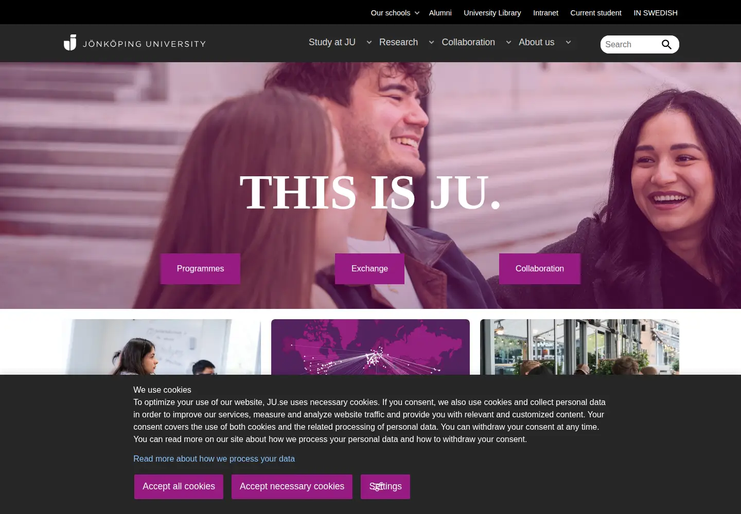 Screenshot of ju.se