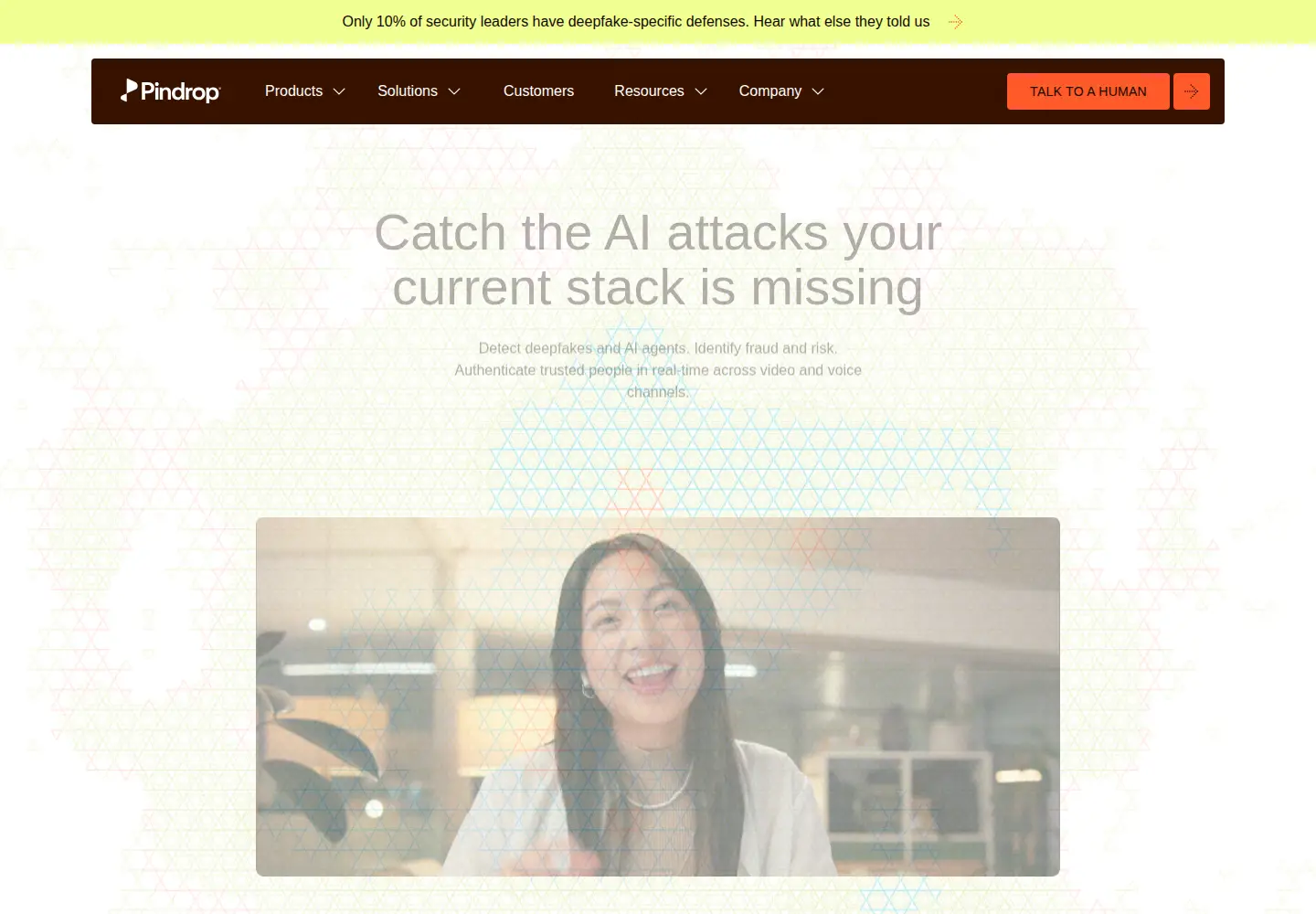 Screenshot of pindrop.com