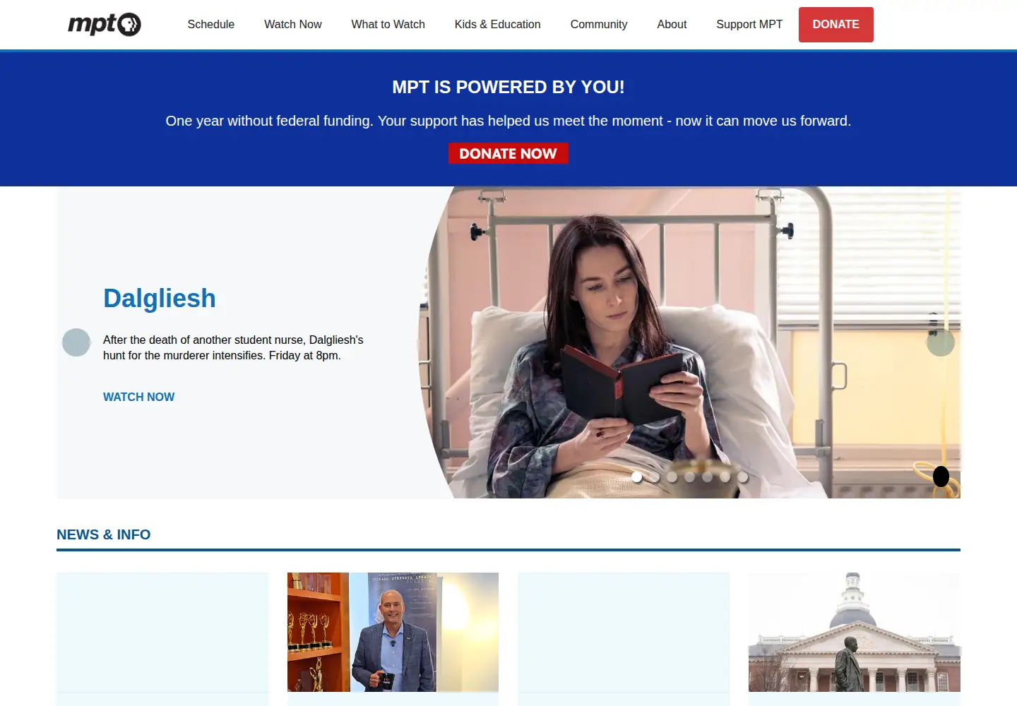 Screenshot of mpt.org