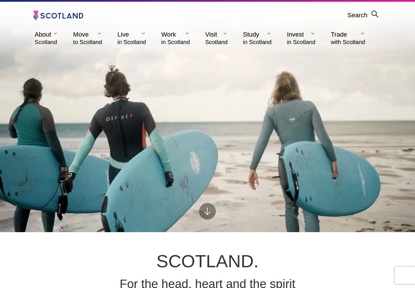 Screenshot of scotland.org