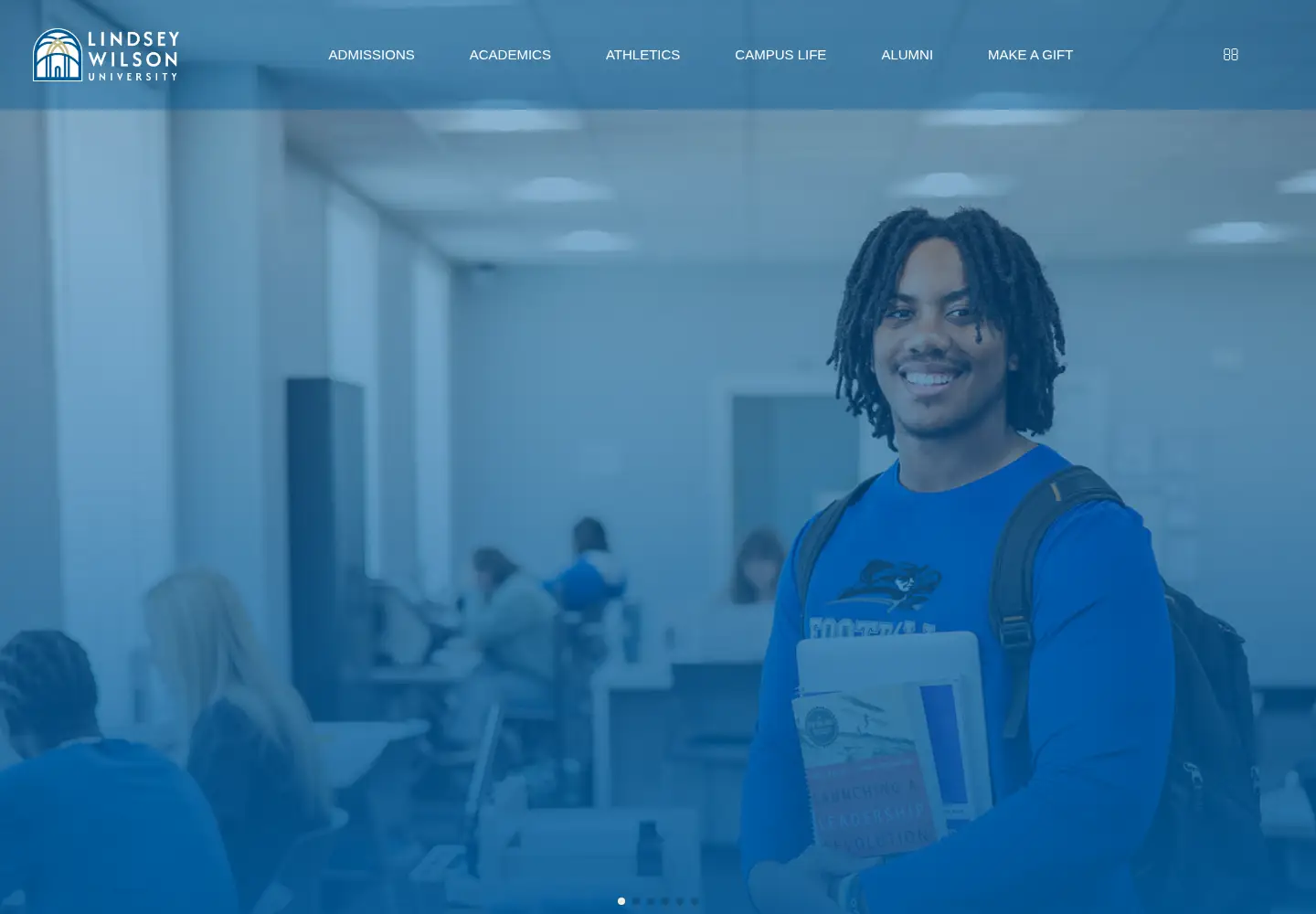 Screenshot of lindsey.edu