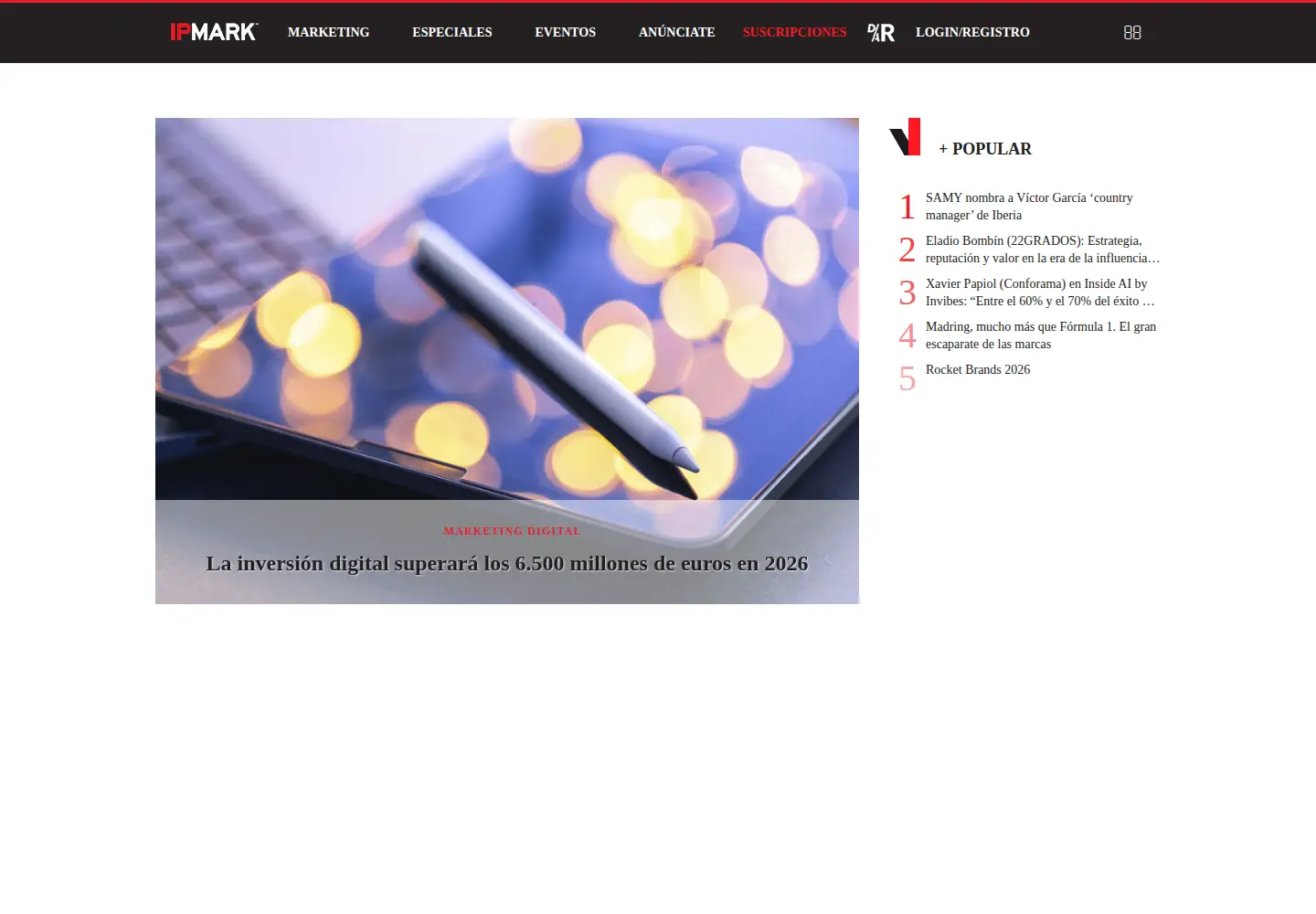 Screenshot of ipmark.com