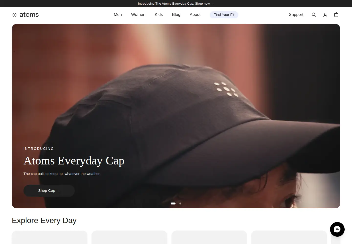 Screenshot of atoms.com