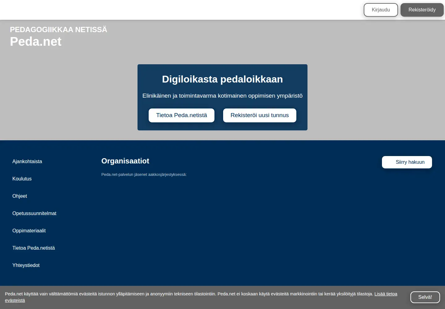 Screenshot of peda.net