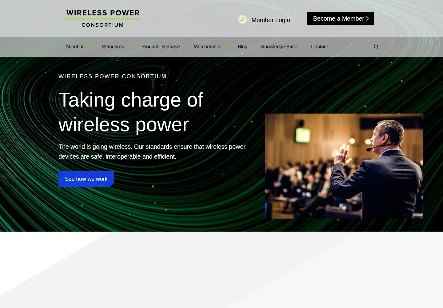 Screenshot of wirelesspowerconsortium.com