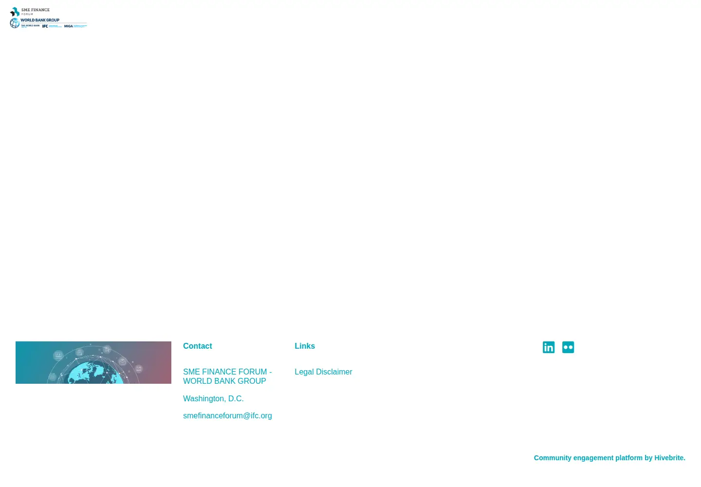 Captured homepage of smefinanceforum.org in the current scan