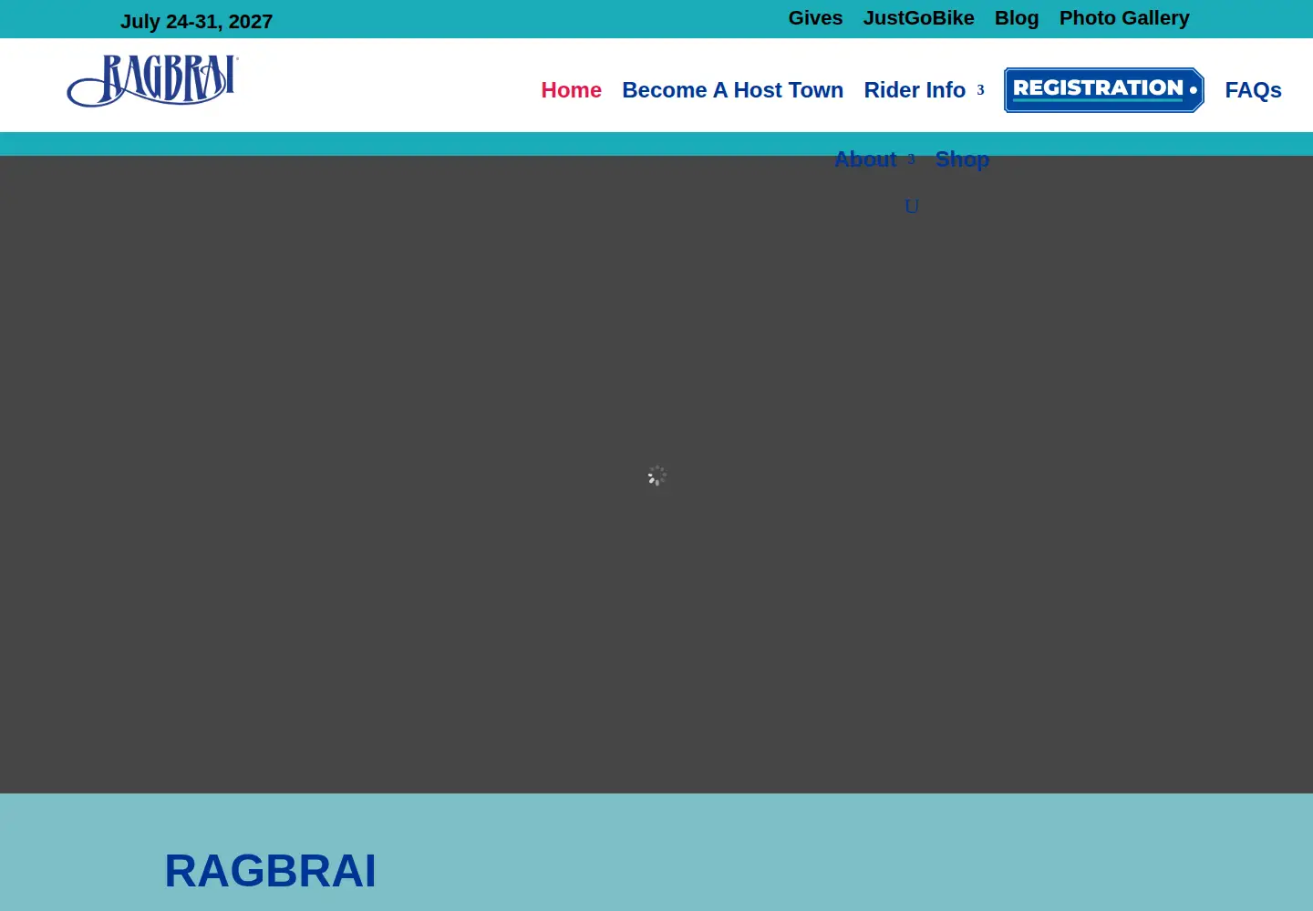 Screenshot of ragbrai.com