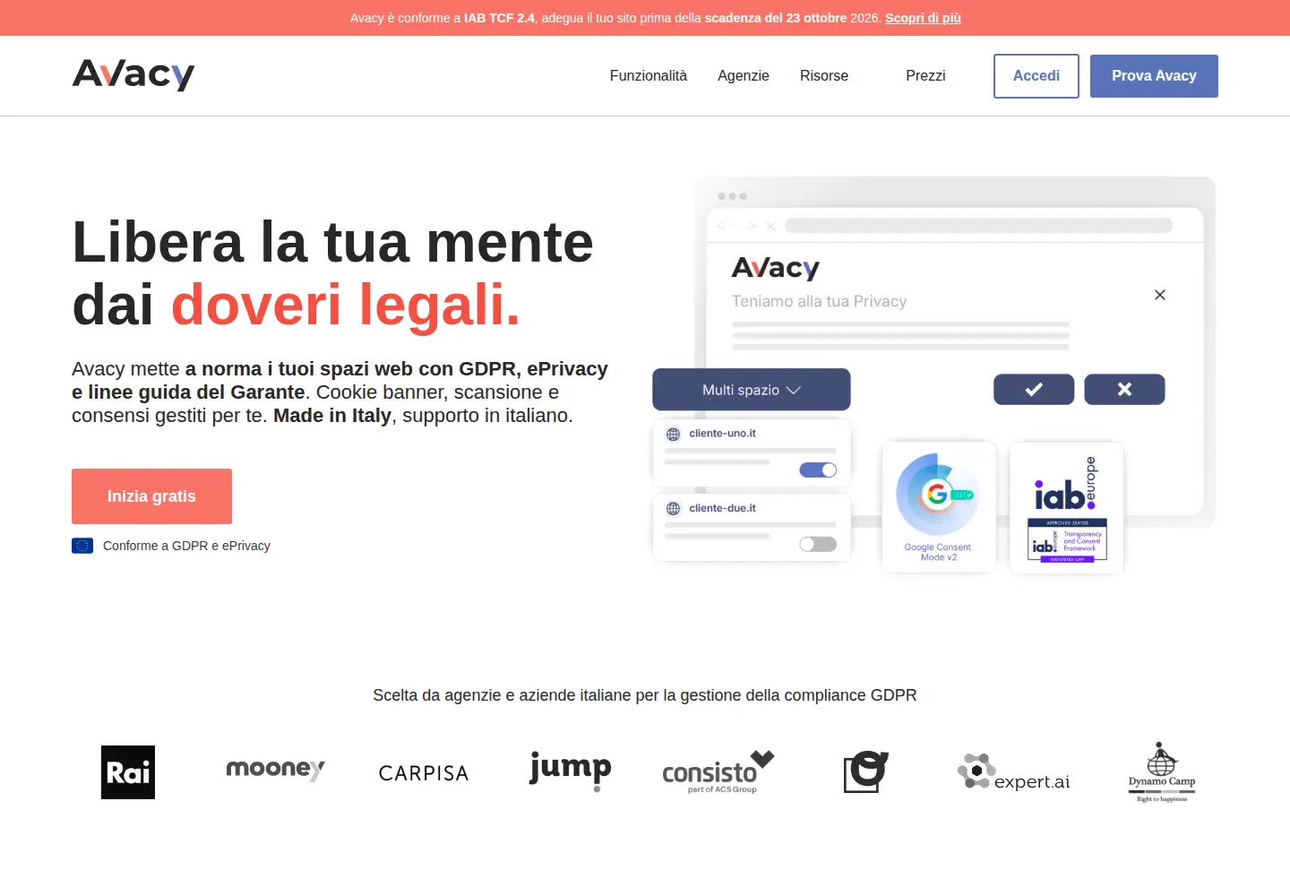 Screenshot of avacysolution.com
