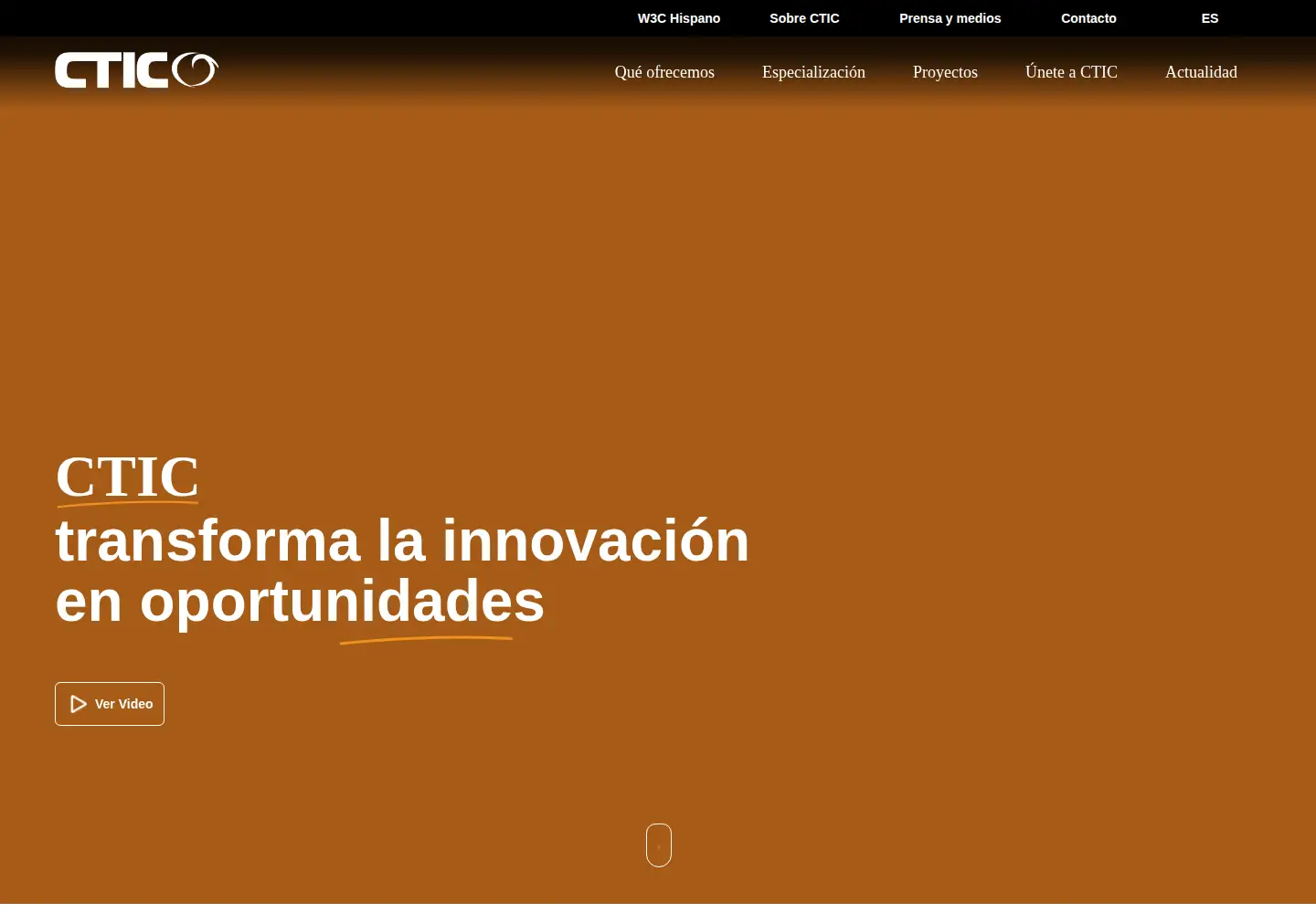 Screenshot of fundacionctic.org