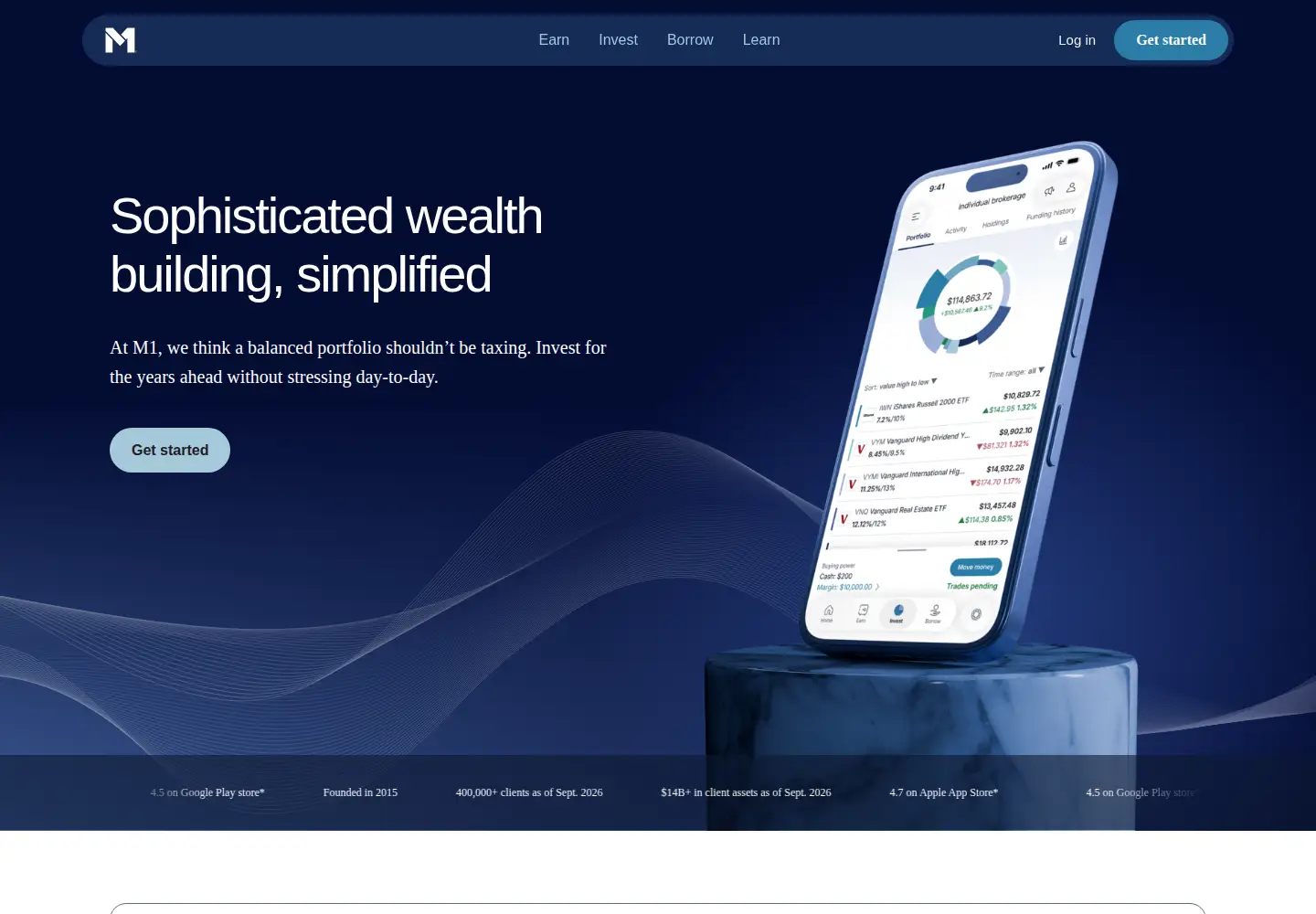 Screenshot of m1.com