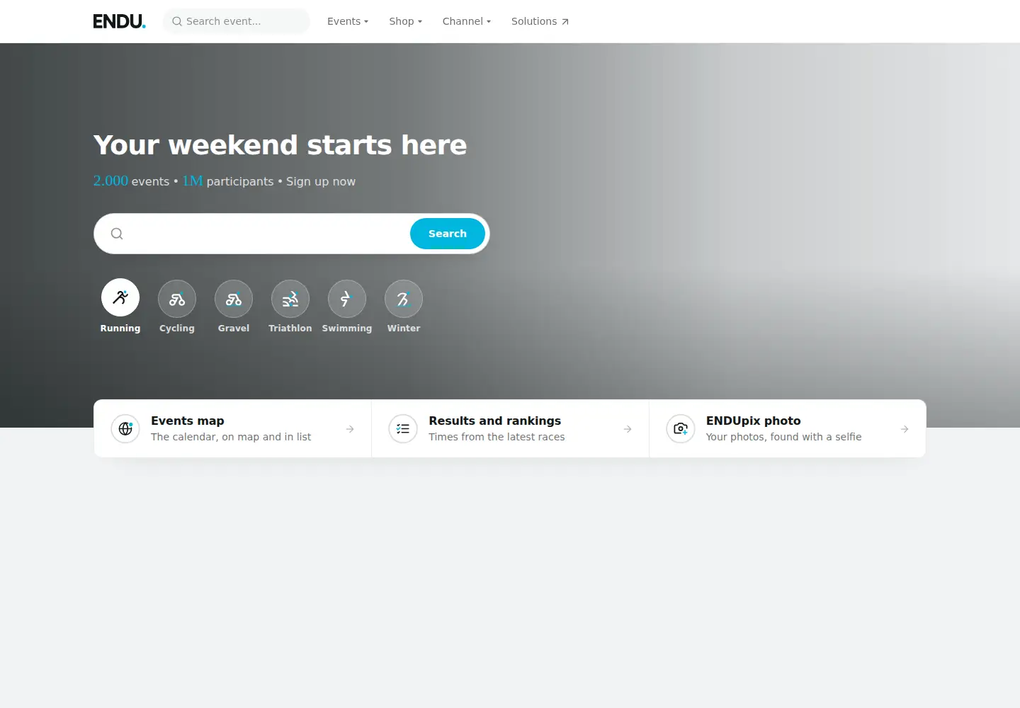Screenshot of endu.net