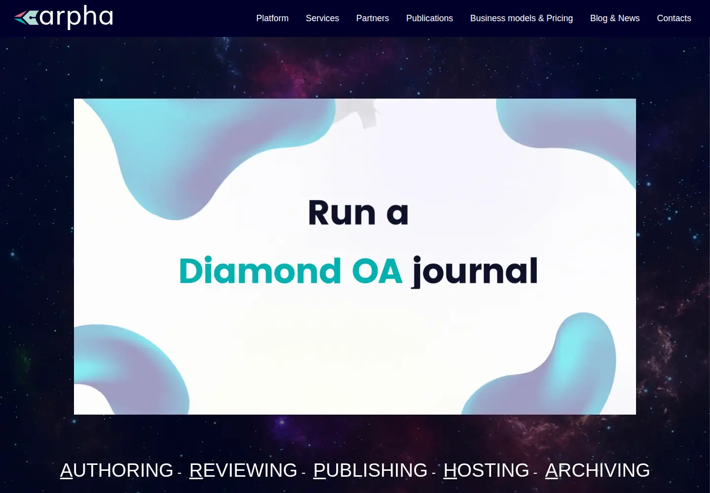 Screenshot of arphahub.com
