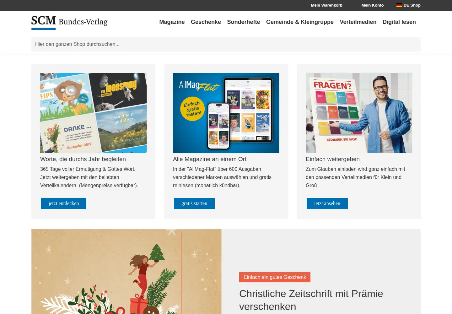 Screenshot of bundes-verlag.net