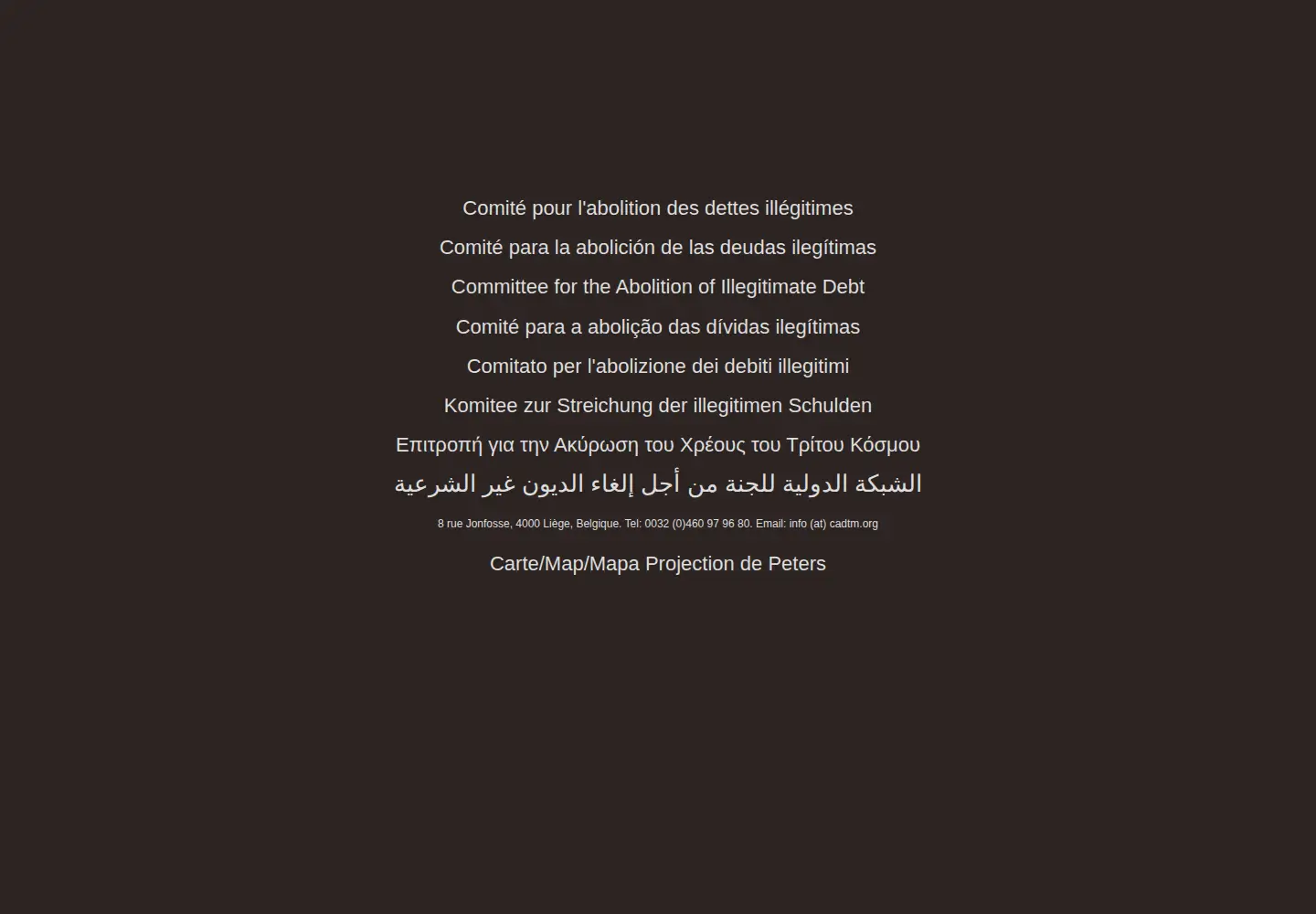 Screenshot of cadtm.org