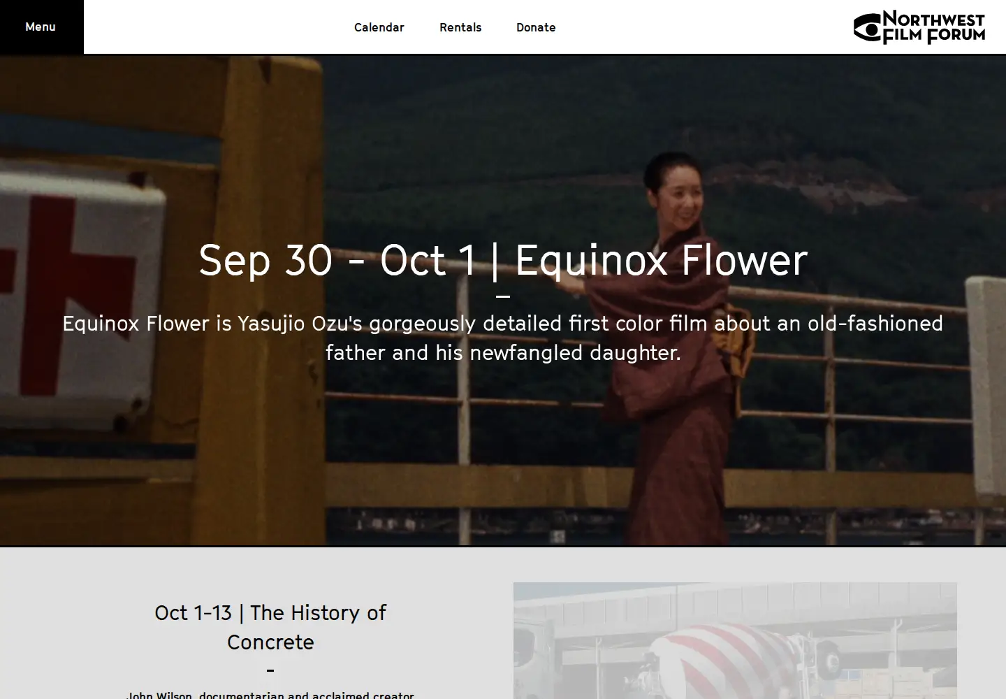 Screenshot of nwfilmforum.org