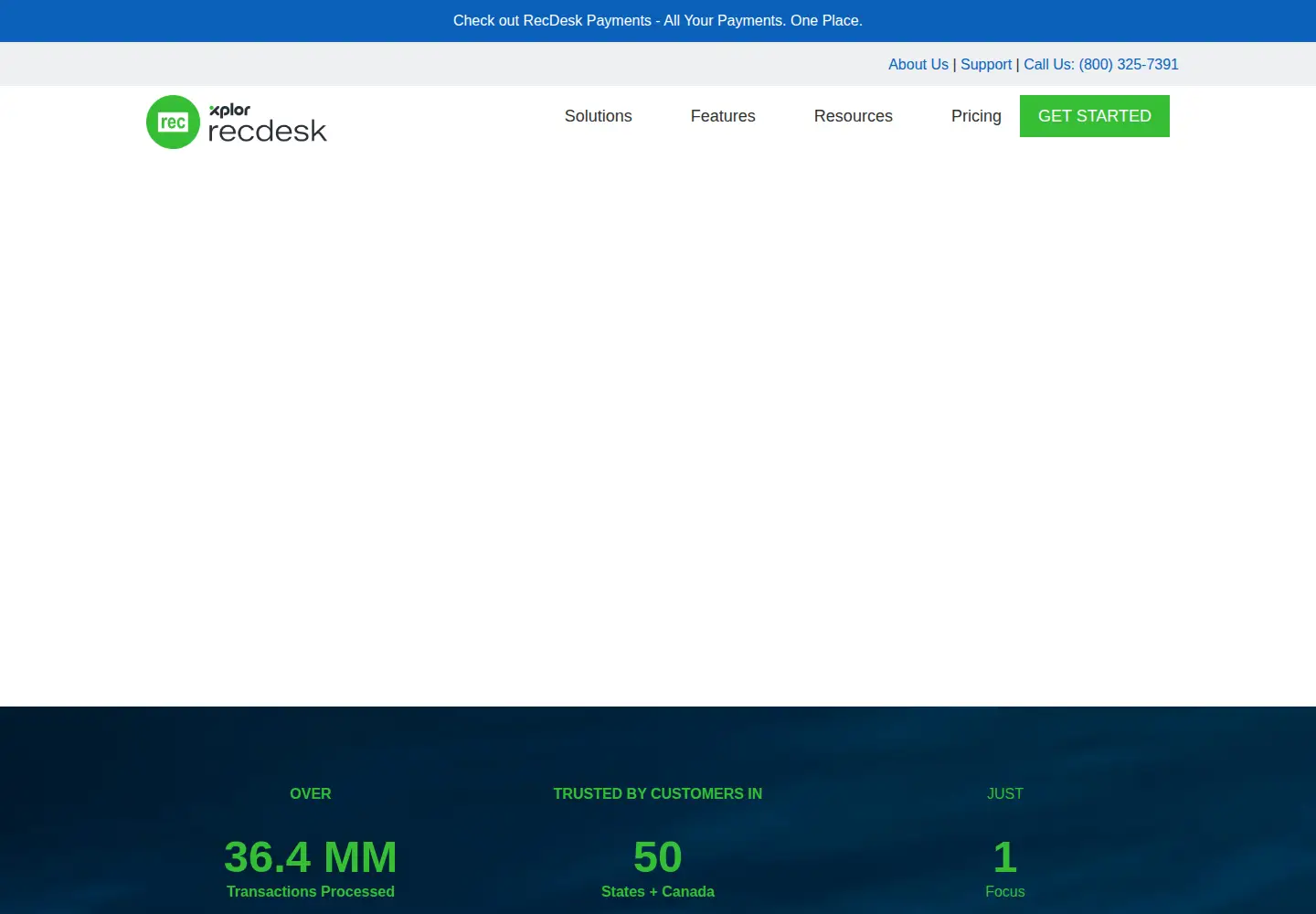 Screenshot of recdesk.com