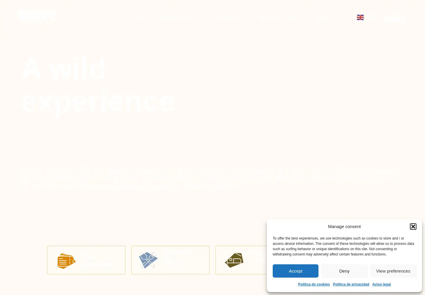 Screenshot of bioparcvalencia.es