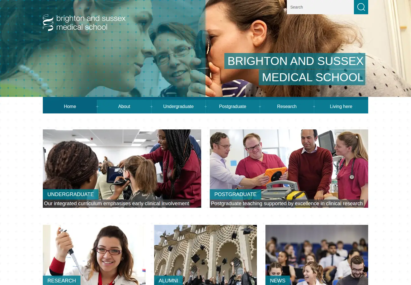 Screenshot of bsms.ac.uk