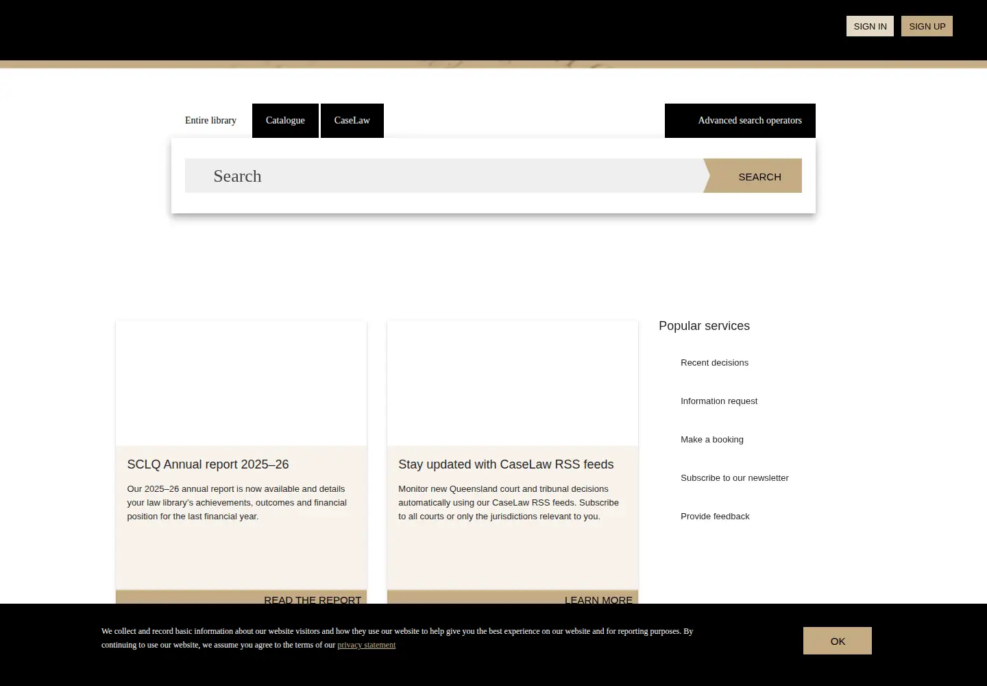 Screenshot of sclqld.org.au
