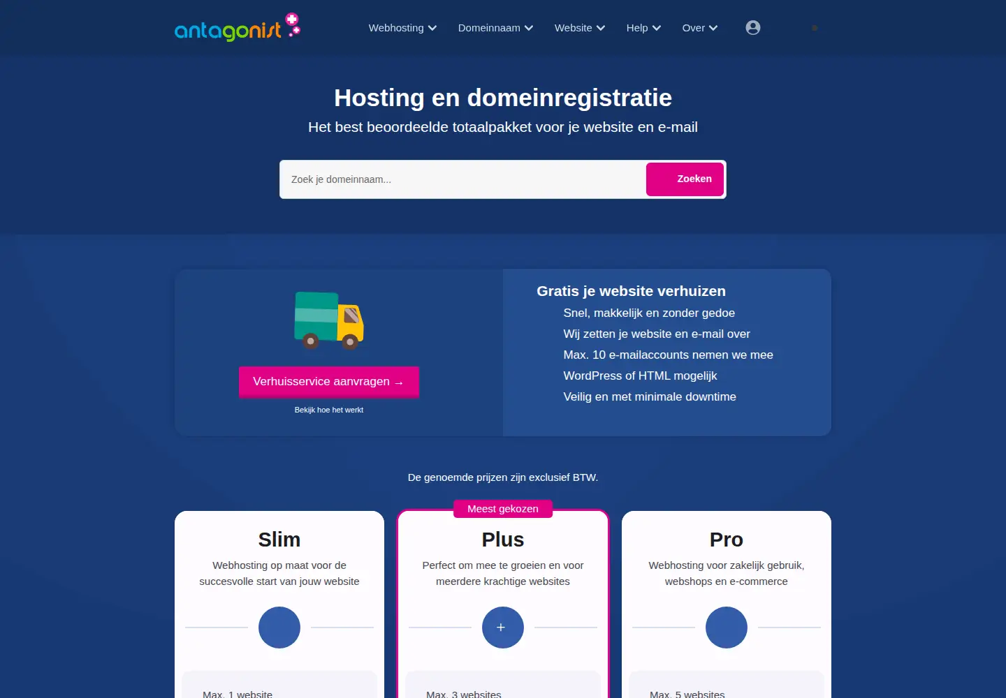Screenshot of antagonist.nl