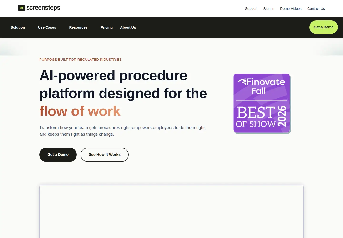 Screenshot of screenstepslive.com