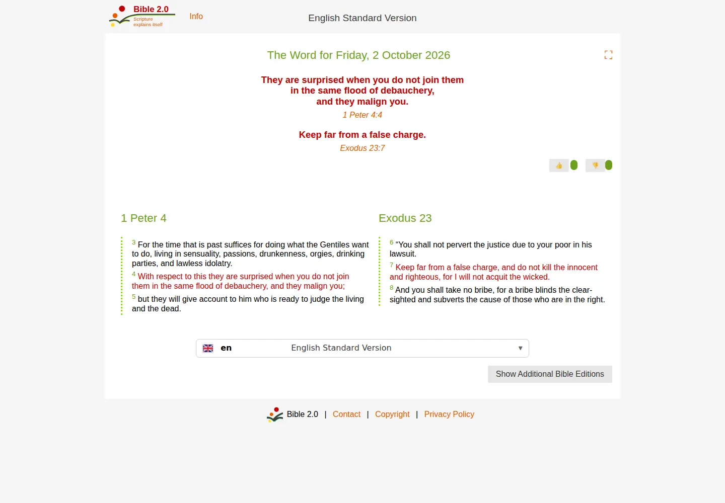 Screenshot of bible2.net