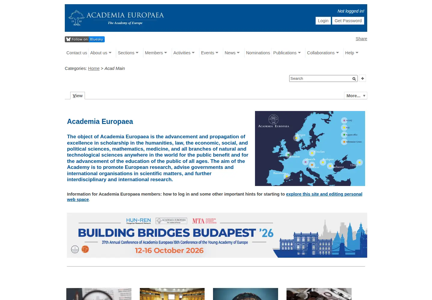 Screenshot of ae-info.org