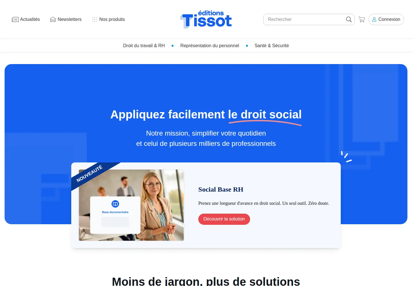 Screenshot of editions-tissot.fr