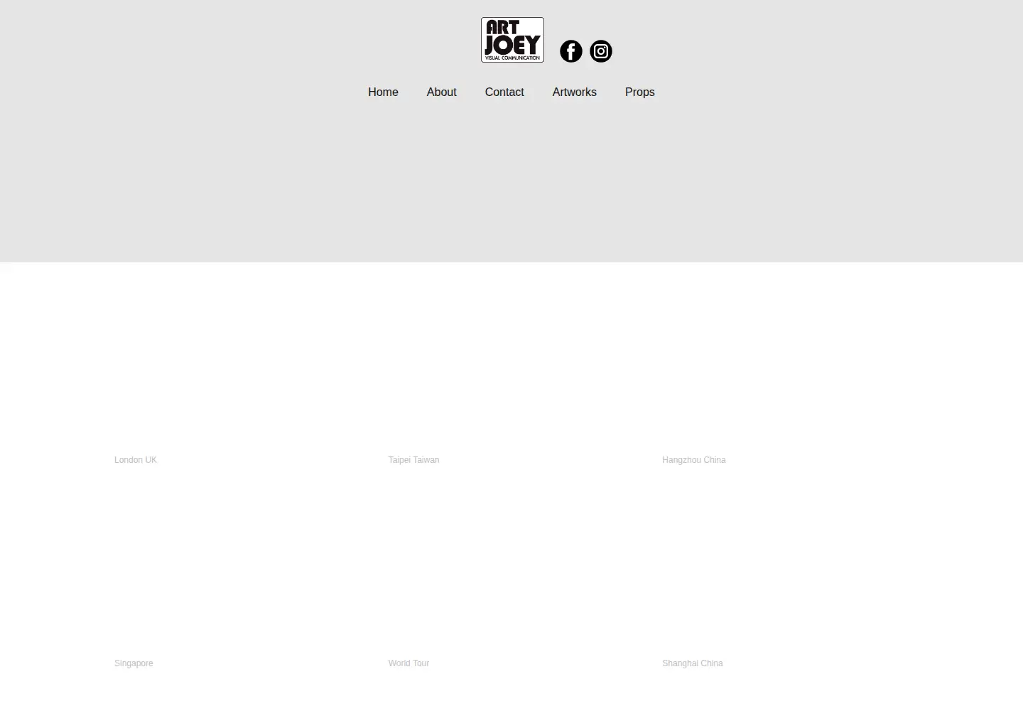 Screenshot of artjoey.com