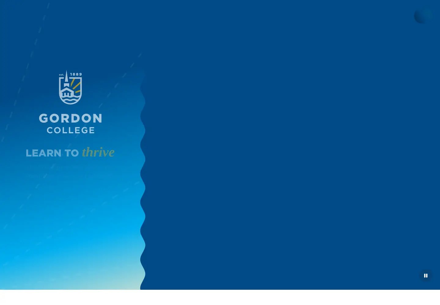 Screenshot of gordon.edu