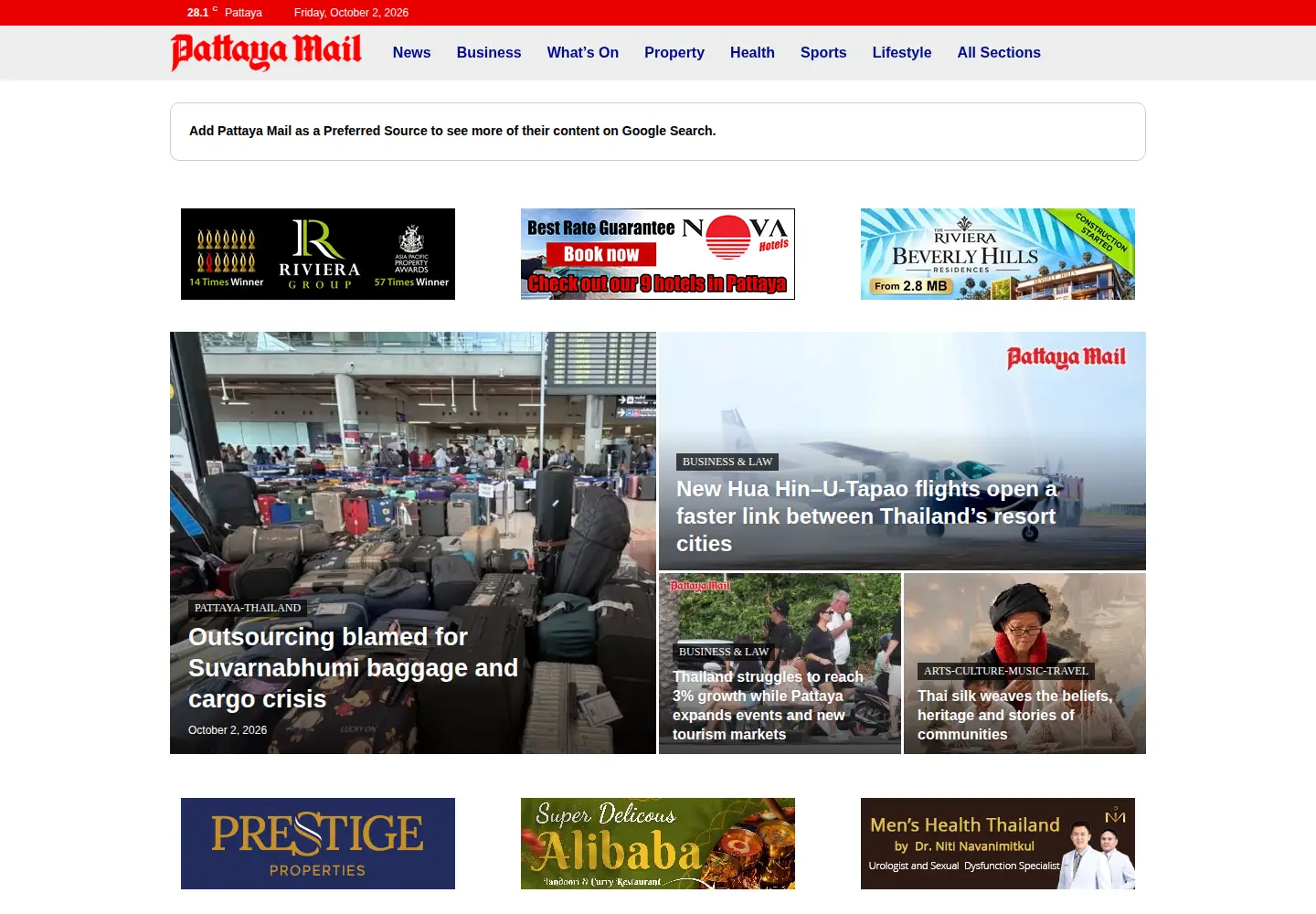 Screenshot of pattayamail.com